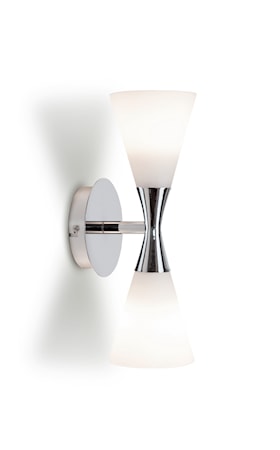 Harlekin Vägglampa Duo Krom