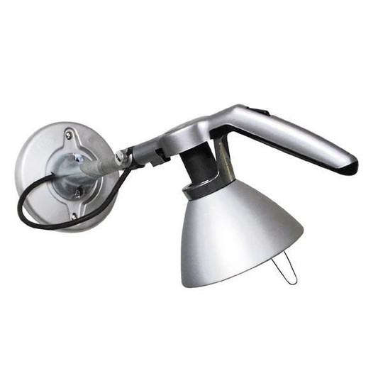 Luceplan Fortebraccio Vägglampa W1 Liten Alu