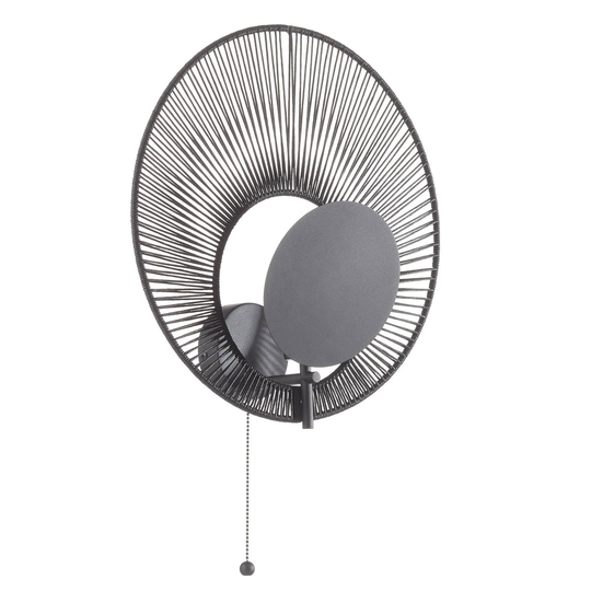 Forestier Oyster design-vägglampa, svart