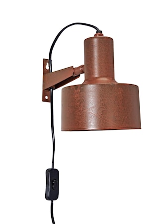 Solo Vägglampa 23 cm Rostbrun