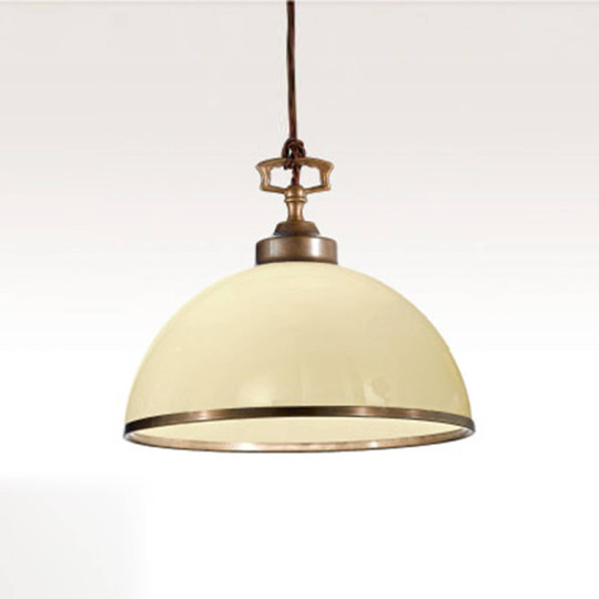 Elegant taklampa La Botte, elfenben
