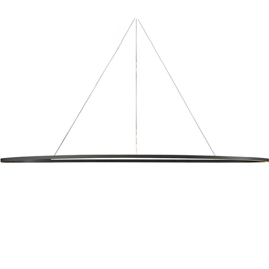 Nemo Ellisse Mega Taklampa Svart/ Vit Uplight 2700k