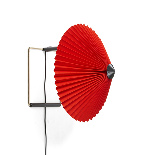 HAY Matin Ø30 Vägglampa Röd