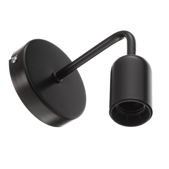Vägglampa Mantis i svart, 1 lampa