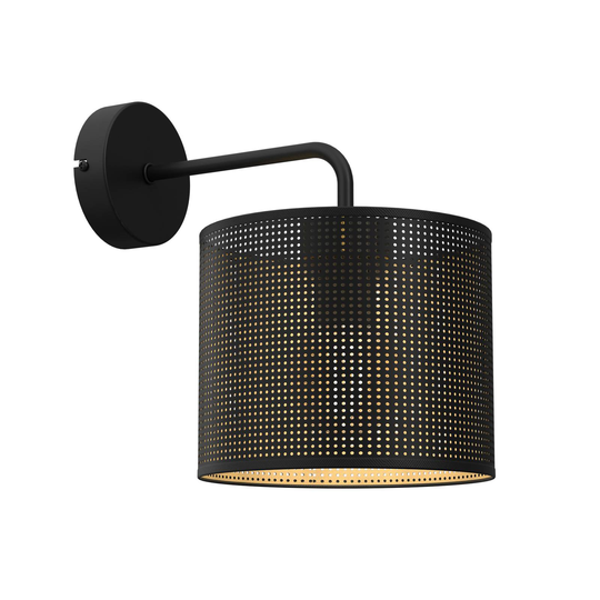 Vägglampa Jovin, 1 lampa, svart/guld