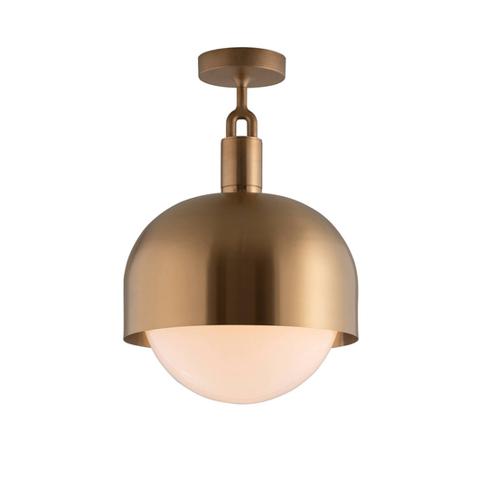 Buster + Punch Forked tak mässing/opal Ø 34cm