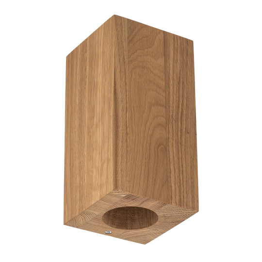 Vägglampa Wooddream 1 lampa ek kantig 20 cm