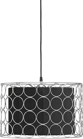Ring Taklampa 40cm Krom/Svart