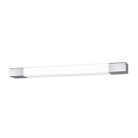 Egger Supreme LED-vägglampa, rostfritt stål 100 cm