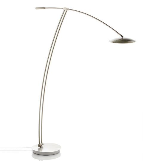B-Leuchten Ohio golvlampa nickel/krom