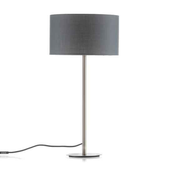 Schöner Wohnen Pina bordslampa mörkgrå