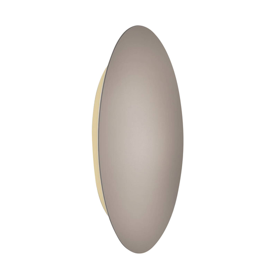 Escale Blade LED-vägglampa, taupe, Ø 44 cm