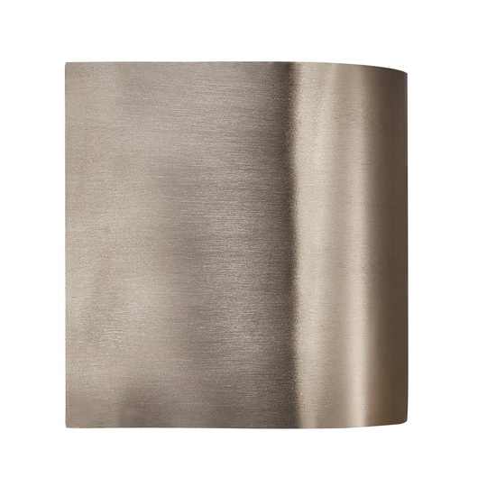 LED-utomhusvägglampa Canto 2, 10 cm rostfritt stål