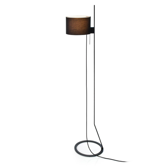 Steng Licht Loft LED-golvlampa, brun/svart