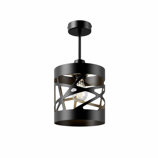 Taklampa Modul Frez mönsterskärm 17,5 cm svart