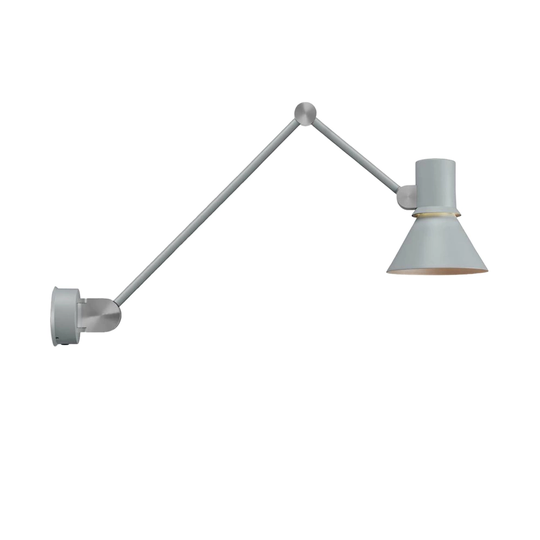 Type 80 W3 Wall, Grey Mist, With Plug/Cable, Incl. LED E27 1x6W
