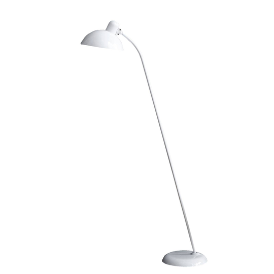 FRITZ HANSEN Kaiser Idell 6556-F blänkande vit
