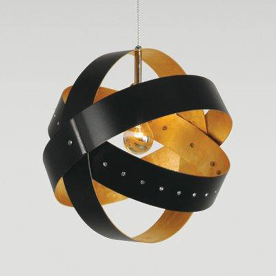 Ecliptika - taklampa med bladguld
