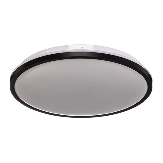 LED-taklampa Runa med backlight-effekt, svart