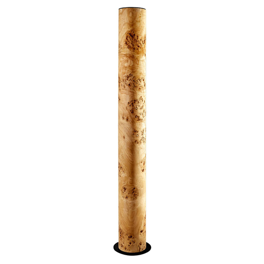 LeuchtNatur Lucerna golvlampa poppel/svart
