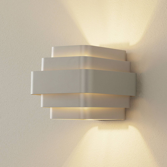 WEVER & DUCRÉ J.J.W. 02 vägglampa 18,8 cm silver