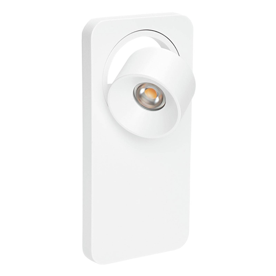 LED-vägglampa Beebo W, vit