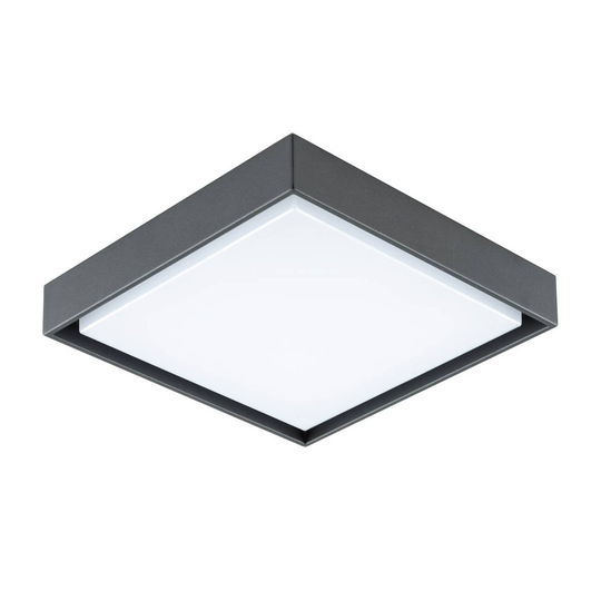 EVN Tectum LED-utomhustaklampa, kantig, 110 grader