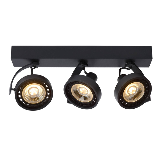 LED-takspotlight Dorian 3 lampor, dim to warm