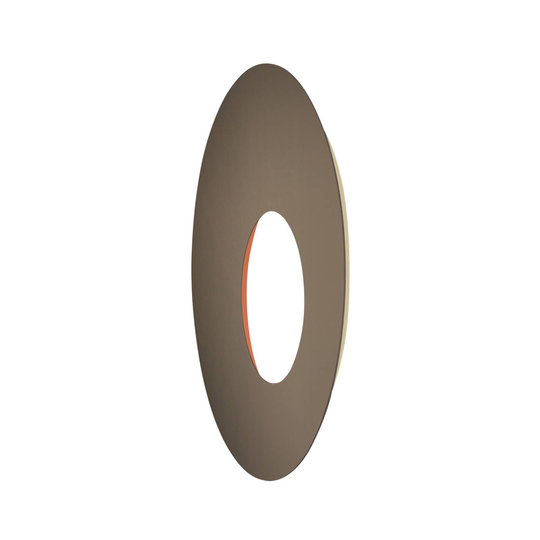 Escale Blade Open LED-vägglampa RGBW brons Ø59cm