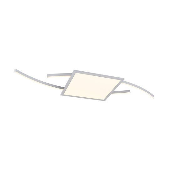 Lucande Tiaro LED-taklampa, kantig, 40 cm, CCT