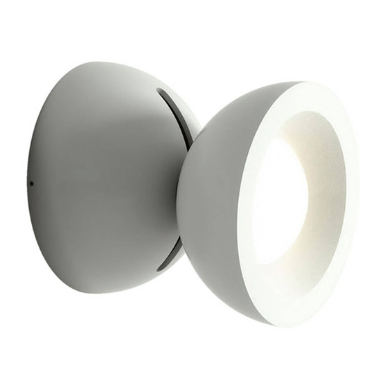 Axolight DoDot LED-vägglampa, vit 15°