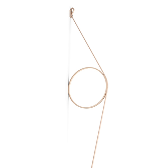 Flos Wirering Vägglampa Rosa/Vit