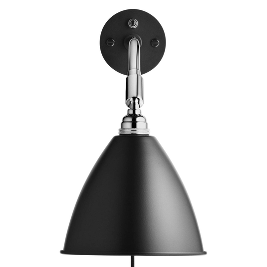 GUBI Bestlite BL7 Vägglampa krom/svart