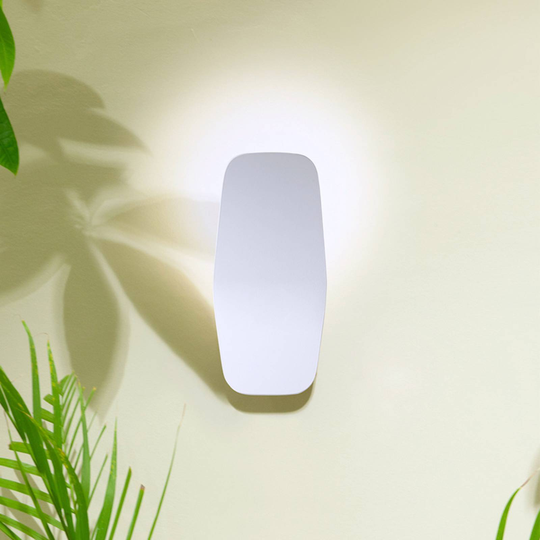 Casablanca Ashiya LED-vägguplight, vit