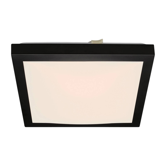 LED-taklampa Fledo, 3 000 K, svart/vit