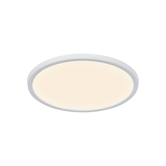 LED-taklampa Oja Smart, vit, Ø 29 cm