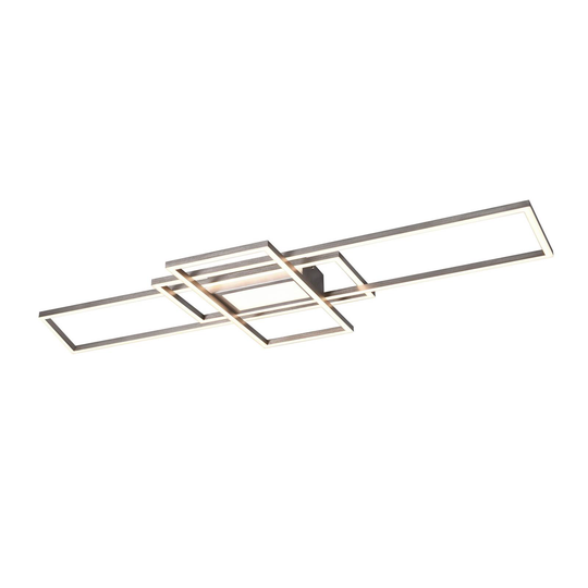 LED-taklampa Irvine 3 000-6 500 K, nickel matt