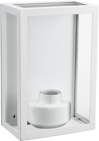 Kubba vägglampa 230V IP44 vit