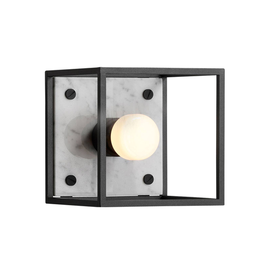 Buster + Punch Caged Wall small marmor vit