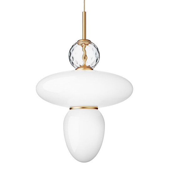 Nuura Rizzatto 43 Taklampa Opal/Mässing