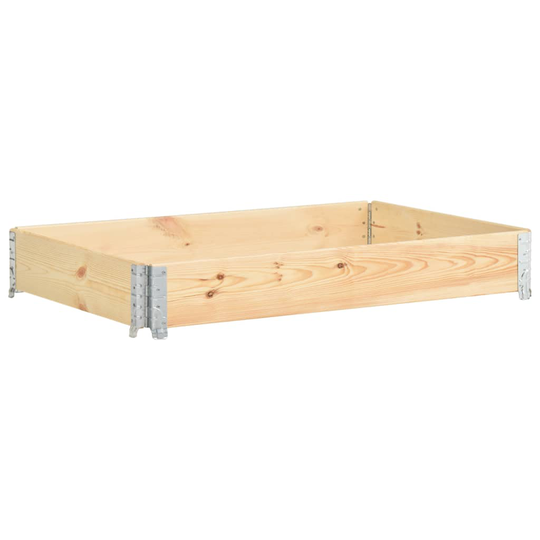 vidaXL Upphöjd odlingsbädd 100x150 cm massiv furu