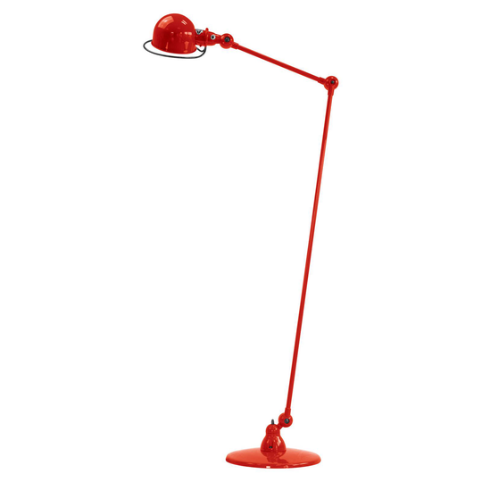 Jieldé Loft D1240 golvlampa med ledad arm, röd