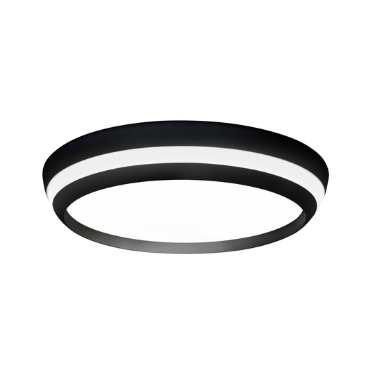 LED-taklampa Cepa, RGBW och CCT svart Ø 35 cm