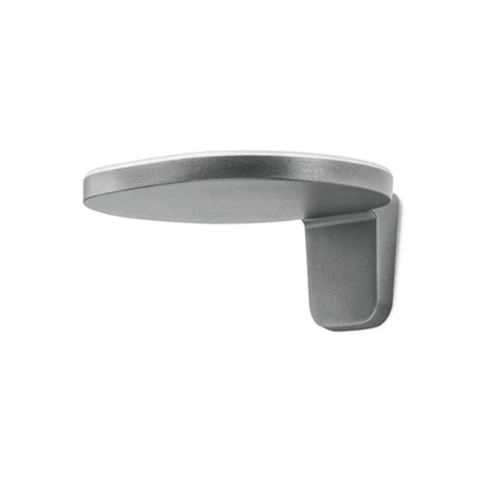 Flos Oplight W2 Vägglampa Strukturerad Metallic Grå