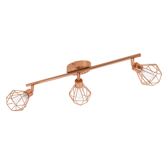 LED-taklampa Zapata, 3 lampor