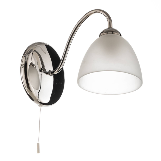 Vägglampa Ariella med glasskärm