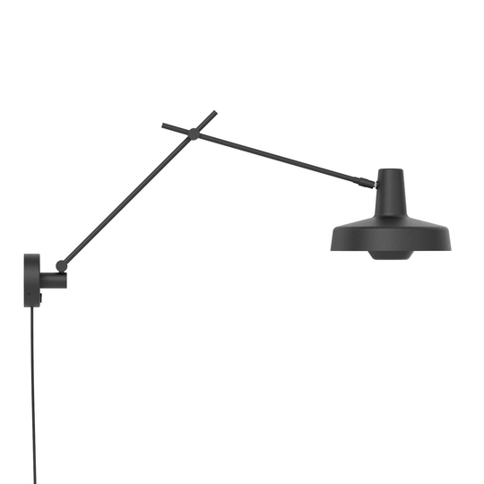 GRUPA Arigato vägg 1 lampa 70 cm Ø 23 cm svart