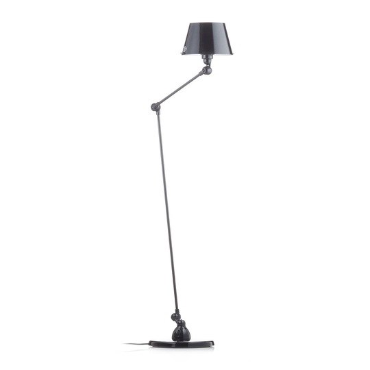 Jieldé Aicler AID833 80+30 cm golvlampa, svart
