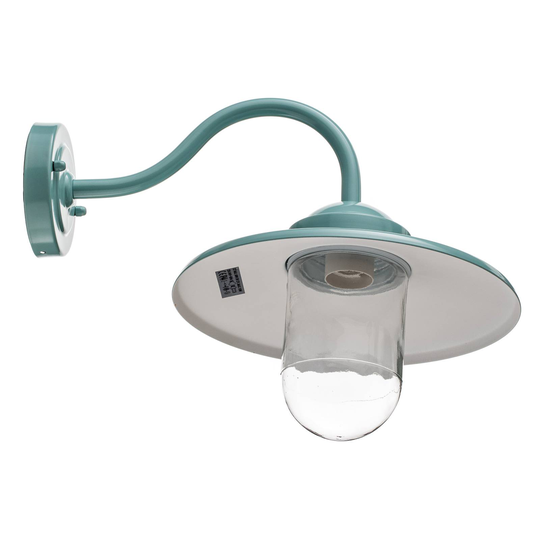 Grön utomhusvägglampa Dolce