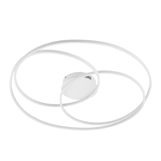 Lindby Kateryna LED-taklampa vit Ø 80 cm